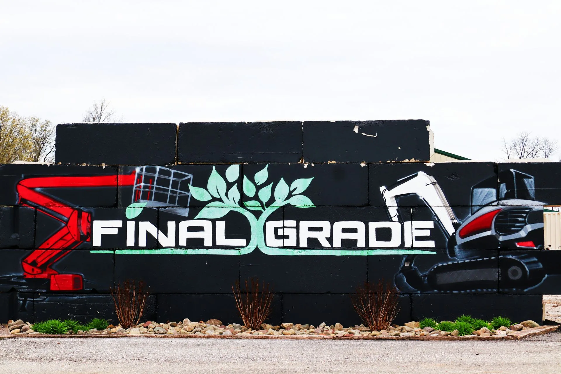 Final Grade material yard